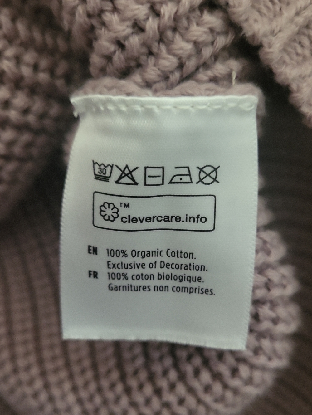 EUC 100% Organic Cotton Sweater M - Picture 3 of 10